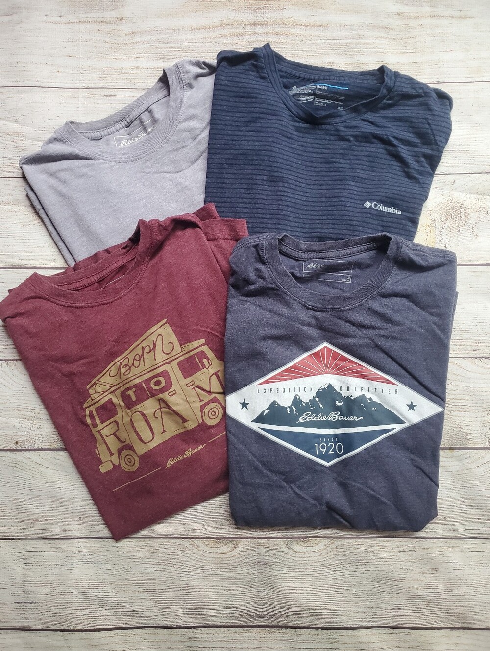Columbia & Eddie Bauer Mens T's Collection